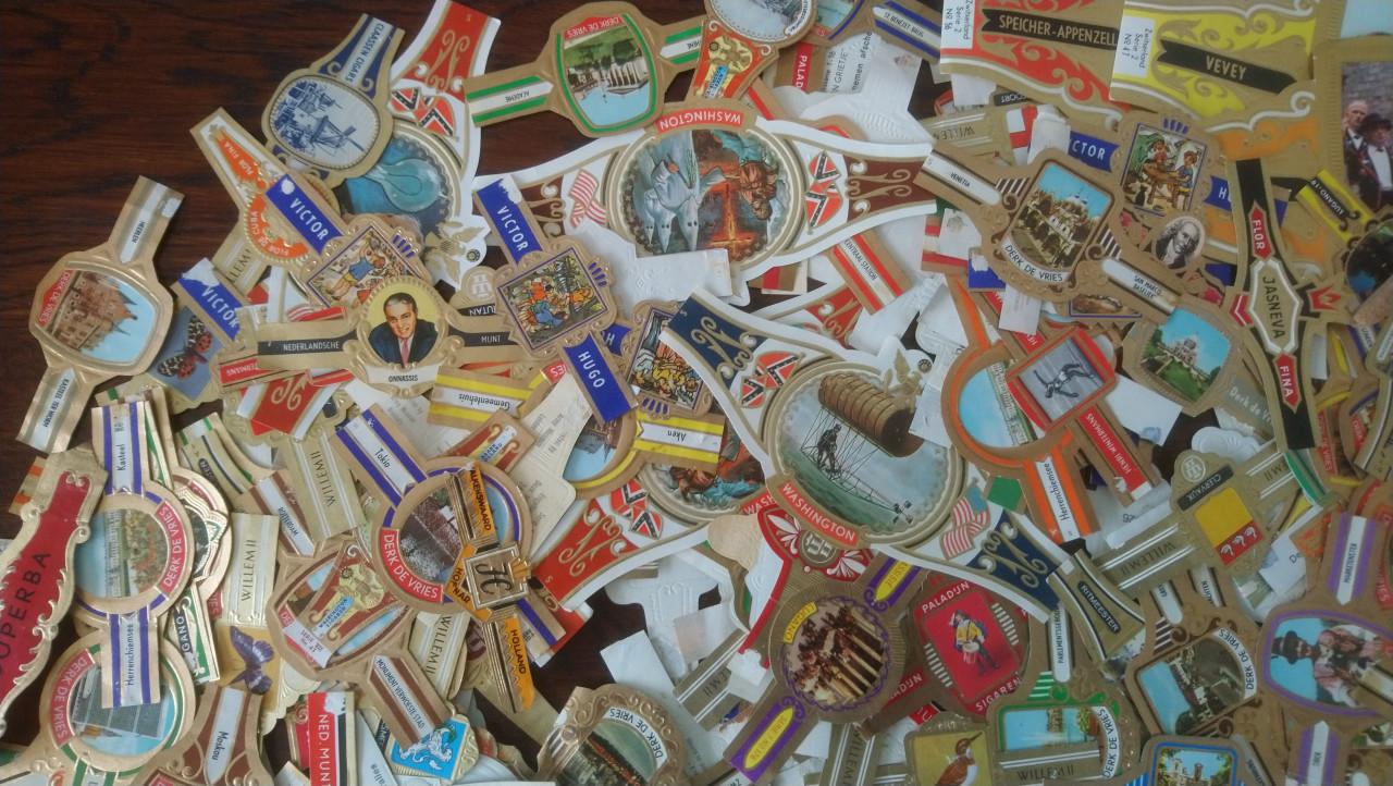 Verzameling sigarenbandjes