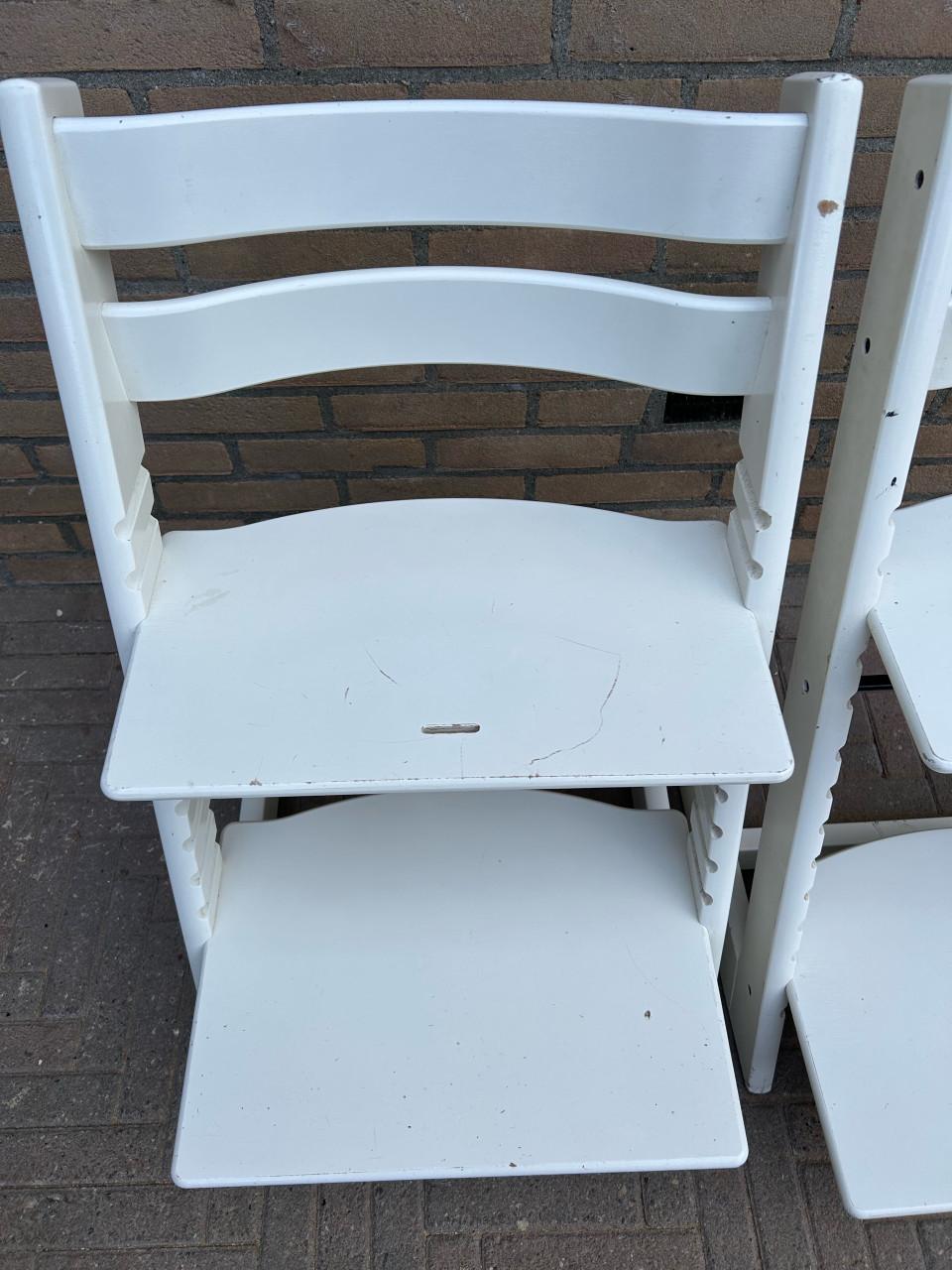 Stokke Tripp Trapp stoelen 2 stuks nog in goede staat