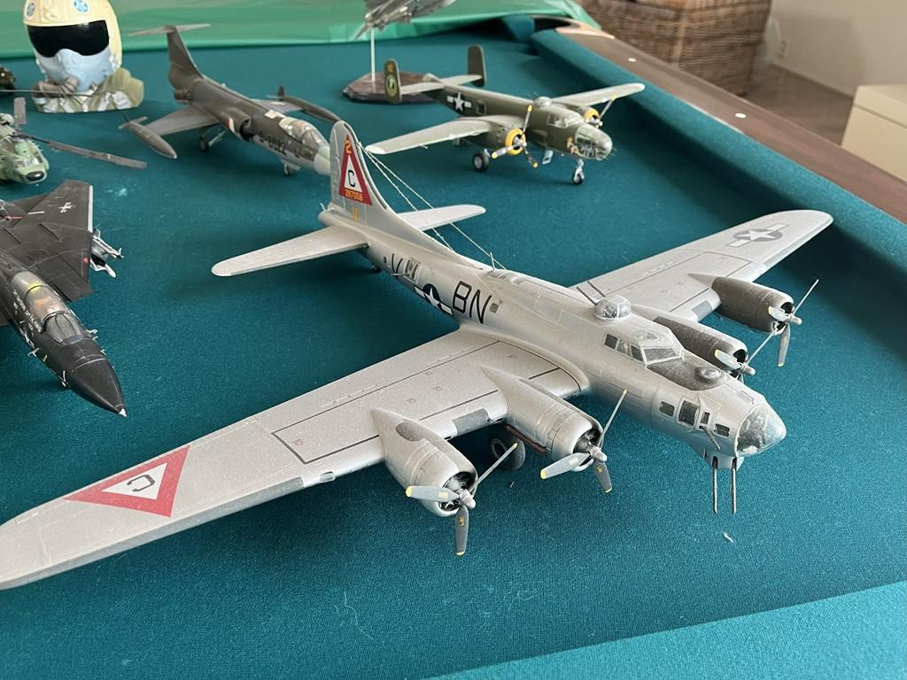 Verzameling vliegtuigmodellen