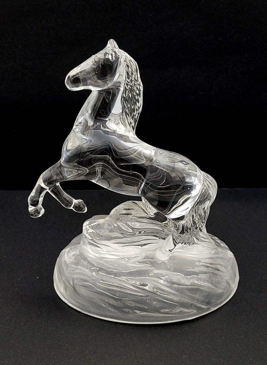 Kristalfiguren -Stijgend Paard - Cupido Laser 3D - Happy feet 3D laser