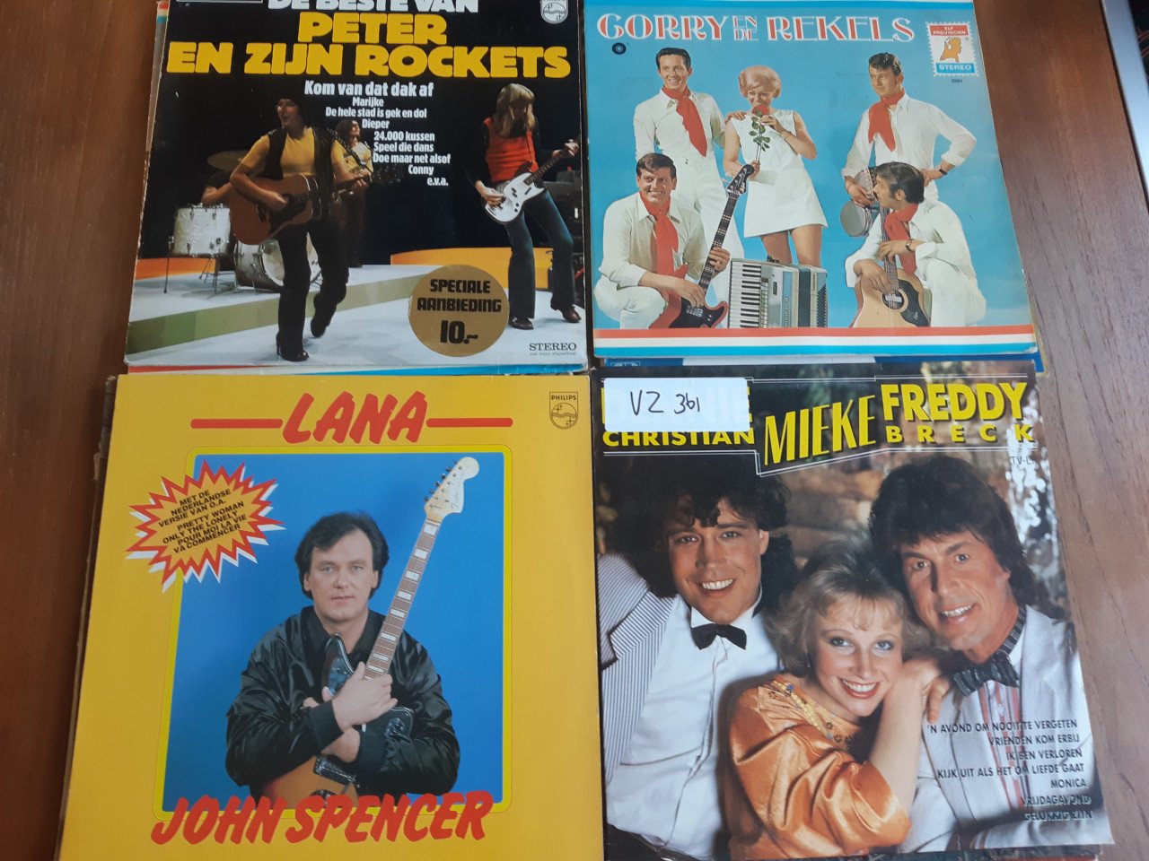 12 Nederlandstalige lp's