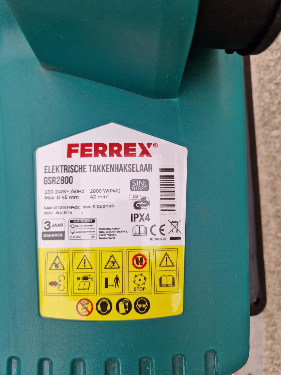 Ferrex Hakselaar 2800W