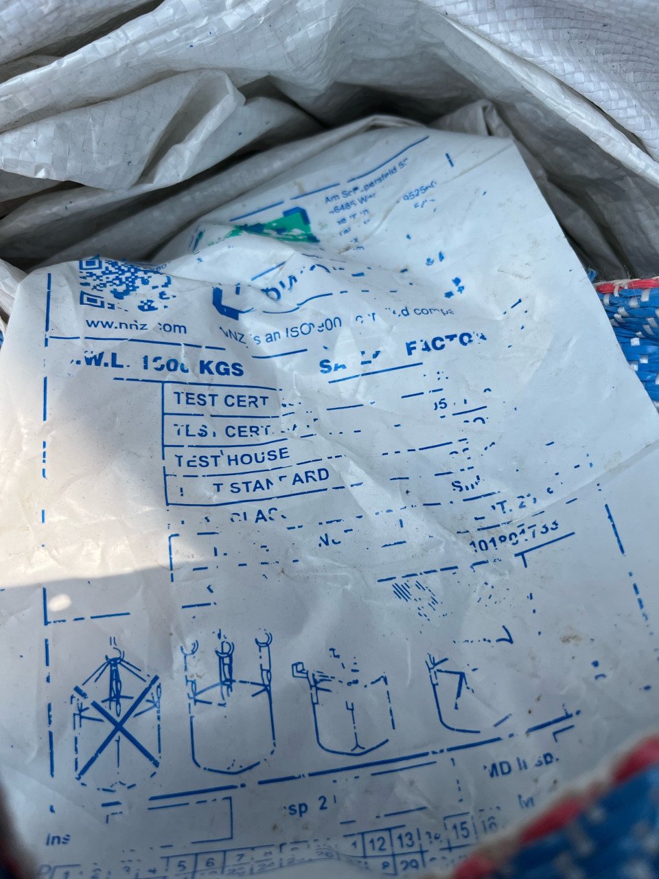 Puinzakken, big bags, afvoerzakken