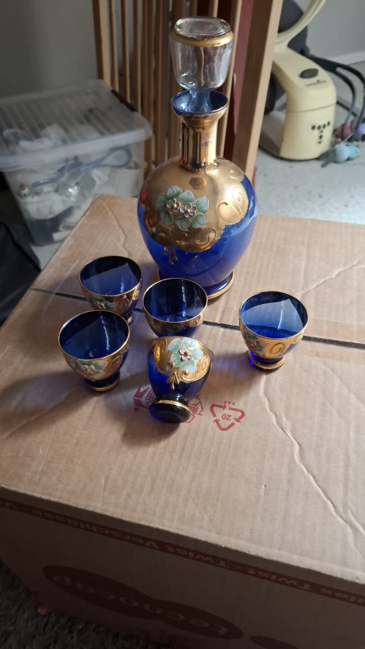 Karaf met glaasjes