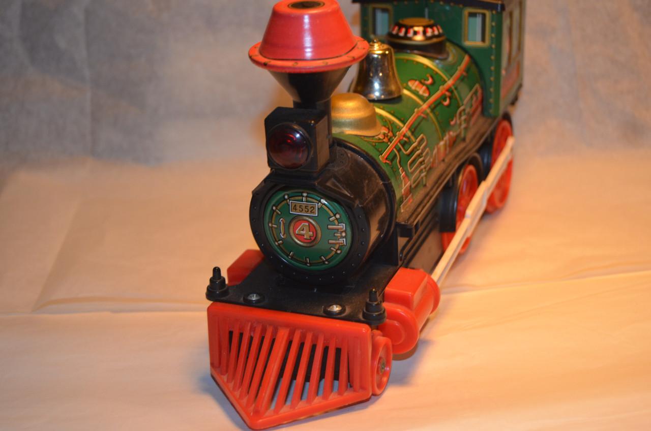 Blikken trein jaren '60 Japan Modern Toys 'Western' groen.