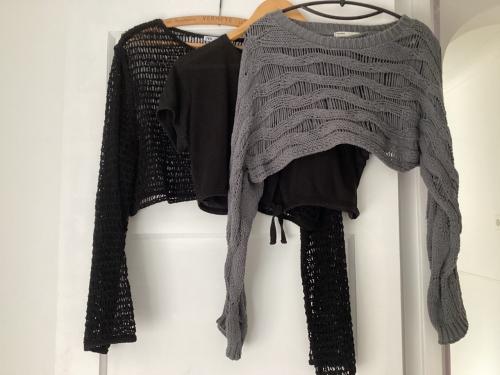 3 crop tops verschillende merken