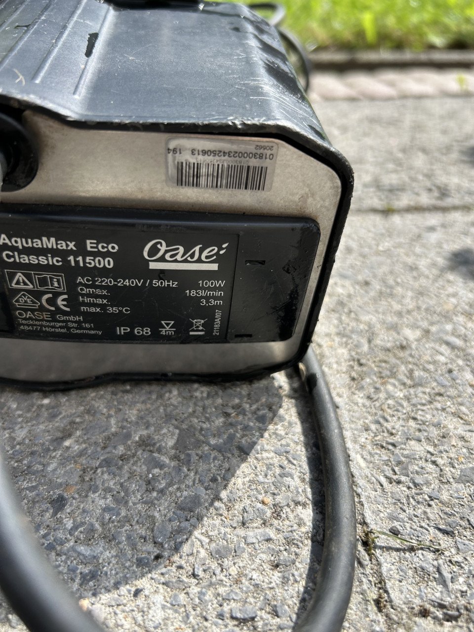 Te koop oase aquamax eco  classic 11500 lpu sterke en zuinige pomp