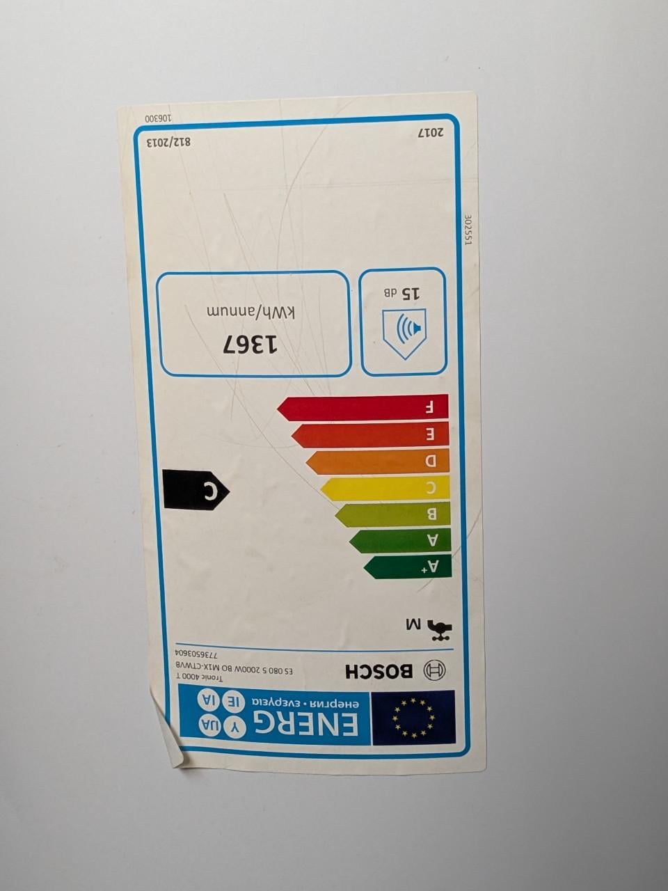 Electrische boiler (Bosch), 80 l