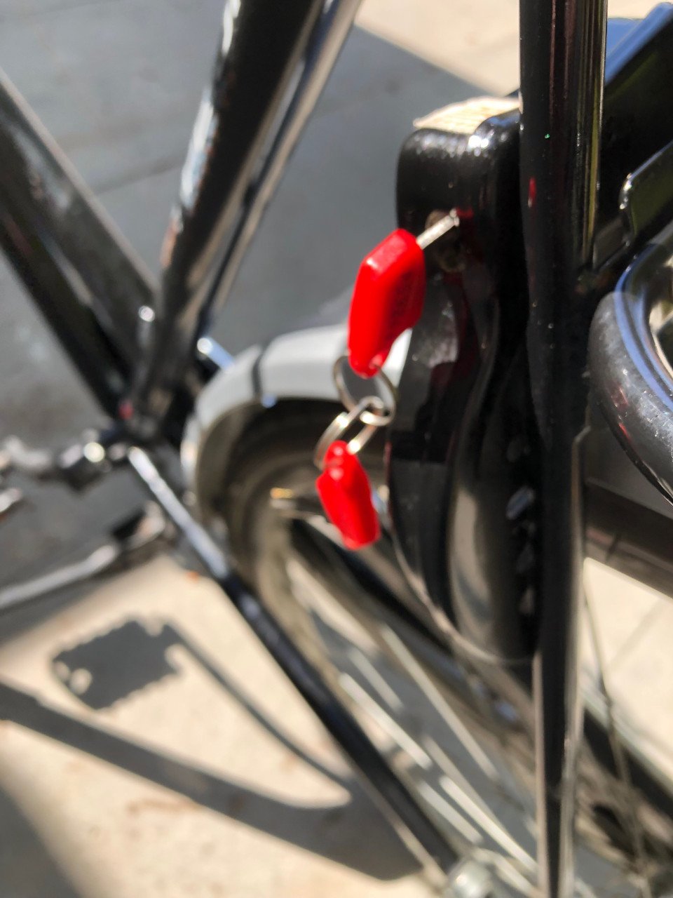 Damesfiets.