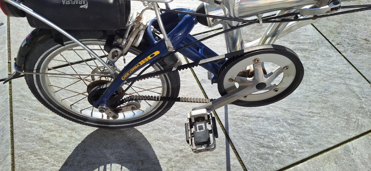 2x Batavus Vice Versa vouwfiets, nexus 4 versnellingen en riemaandrijving
