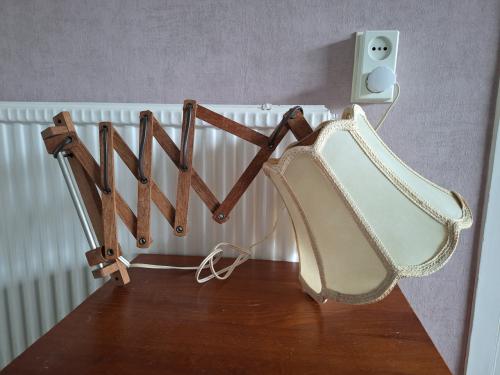 Originele schaarlamp/ retro wandlamp.