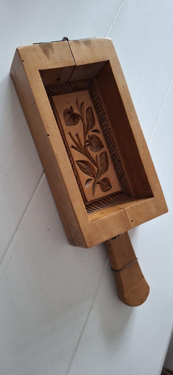 Antiek Houten botervorm