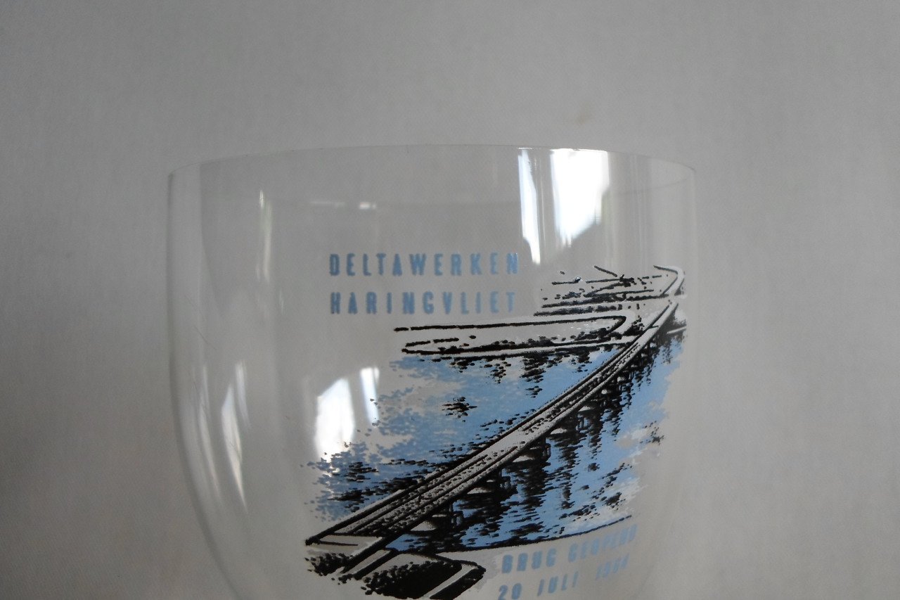 Glas Deltawerken Haringvliet 1964