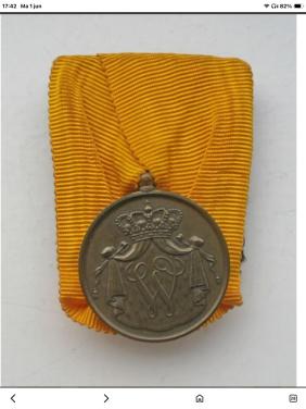 Bronzen medaille  marine