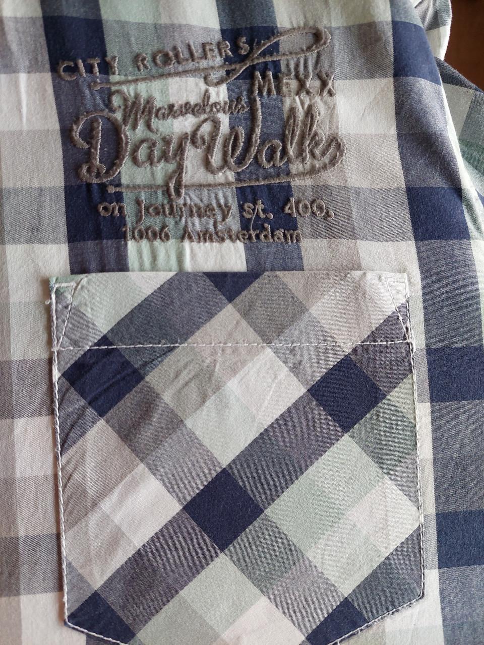 Geruite Mexx herenoverhemd maat large