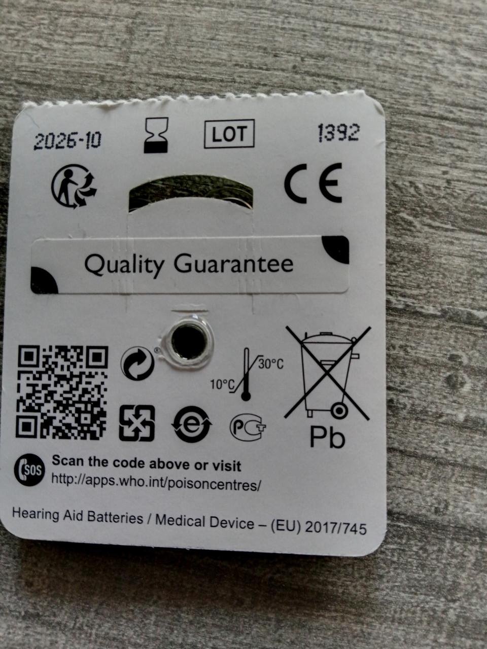 Gratis gehoorapparaat batterijtjes