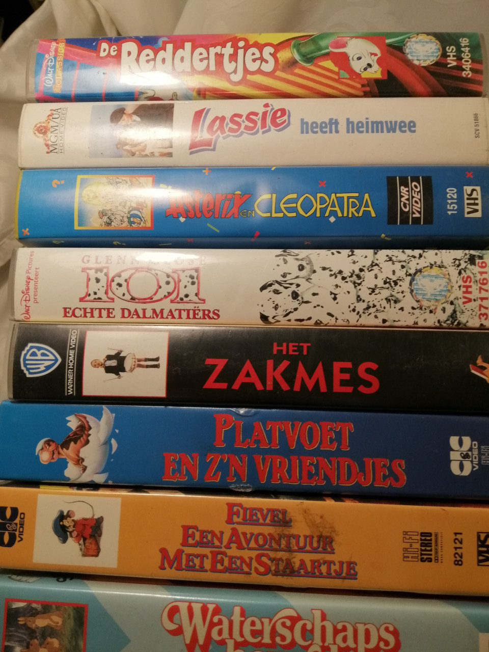 VHS (disney) films 110 stuks voor 25 euro!