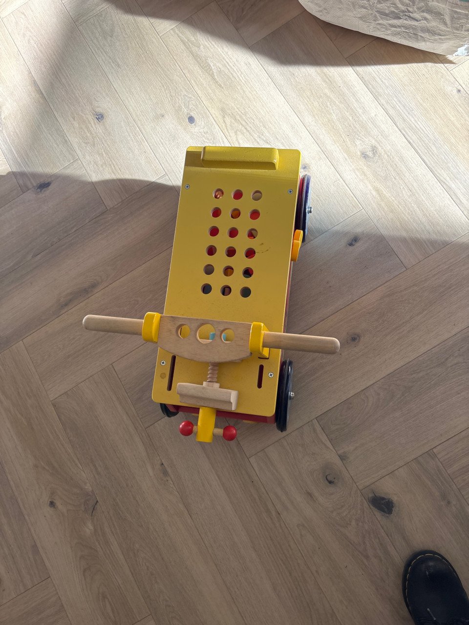 Houten auto