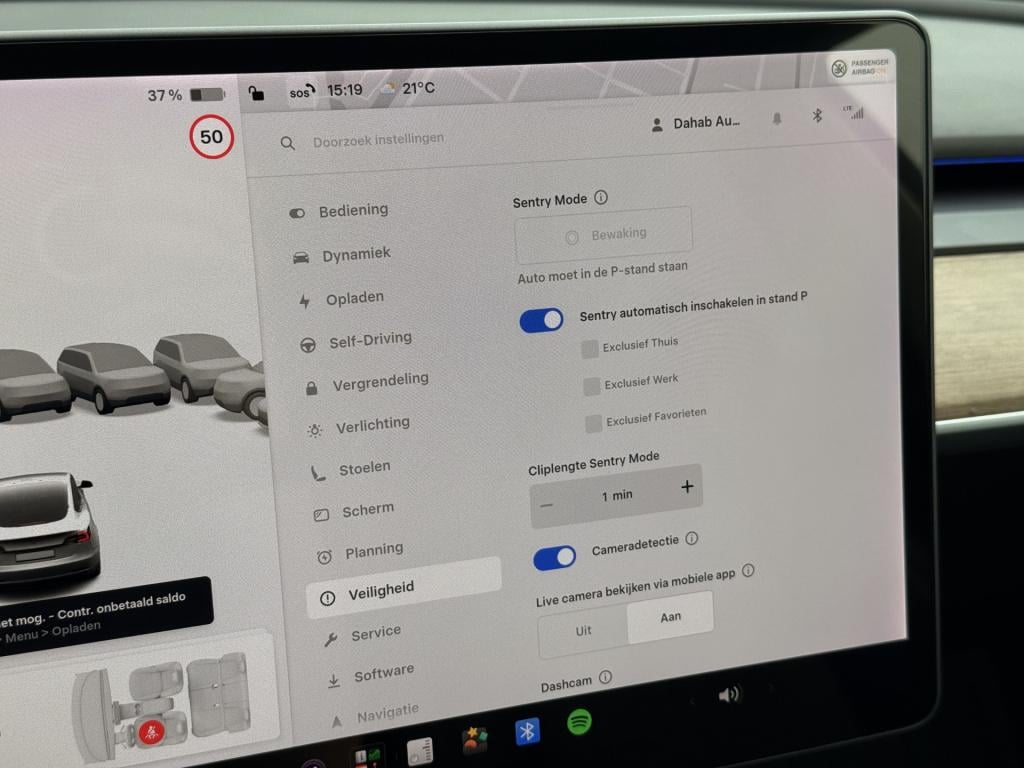 Tesla Model 3 long range awd dual motor 75 kwh | acc | panoramadak | stoelv