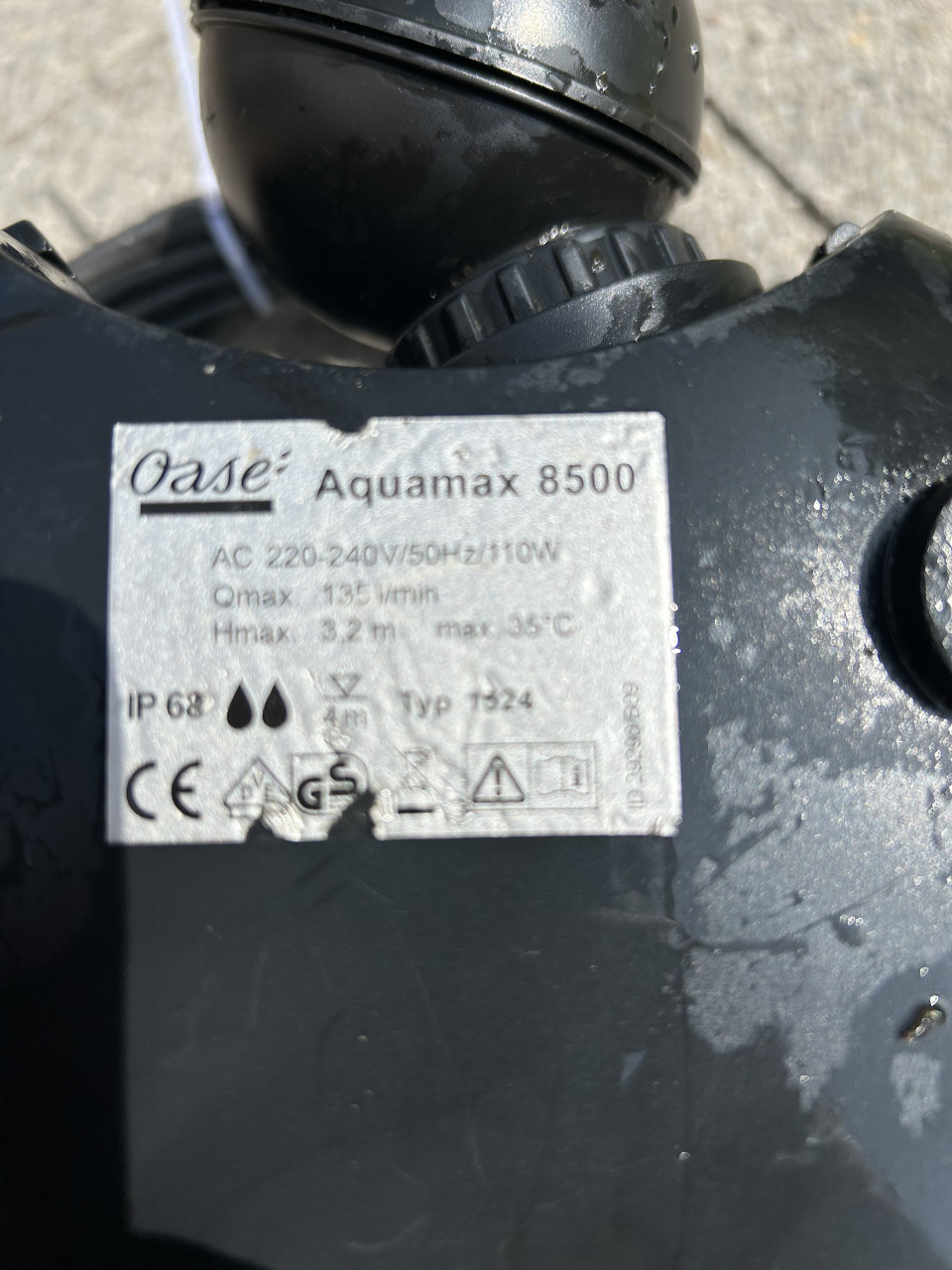 Te koop oase aquamax 8500 lpu Vijverpomp sterke en zuinige pomp