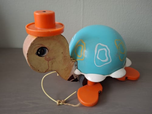 Vintage Fisher-Price  Schildpad