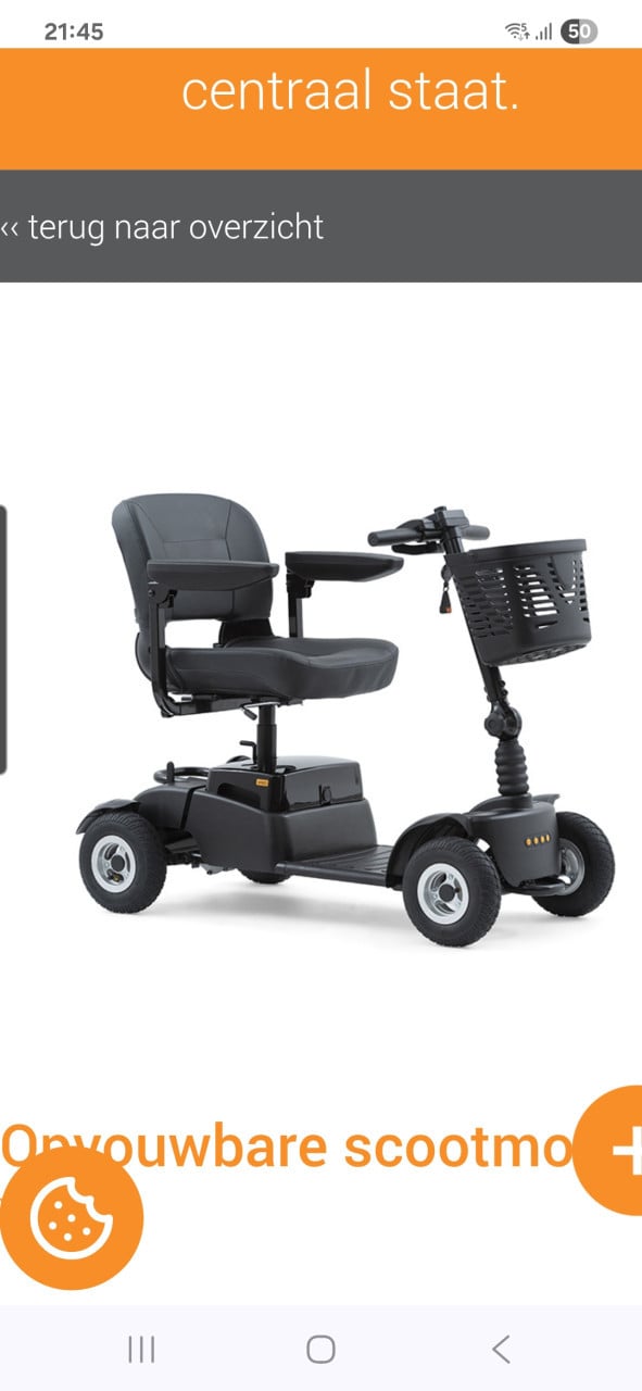 Scootmobiel vivo Life en Mobility