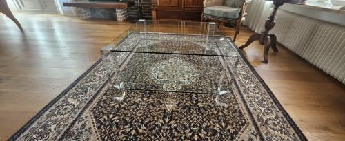 Glazen salontafel