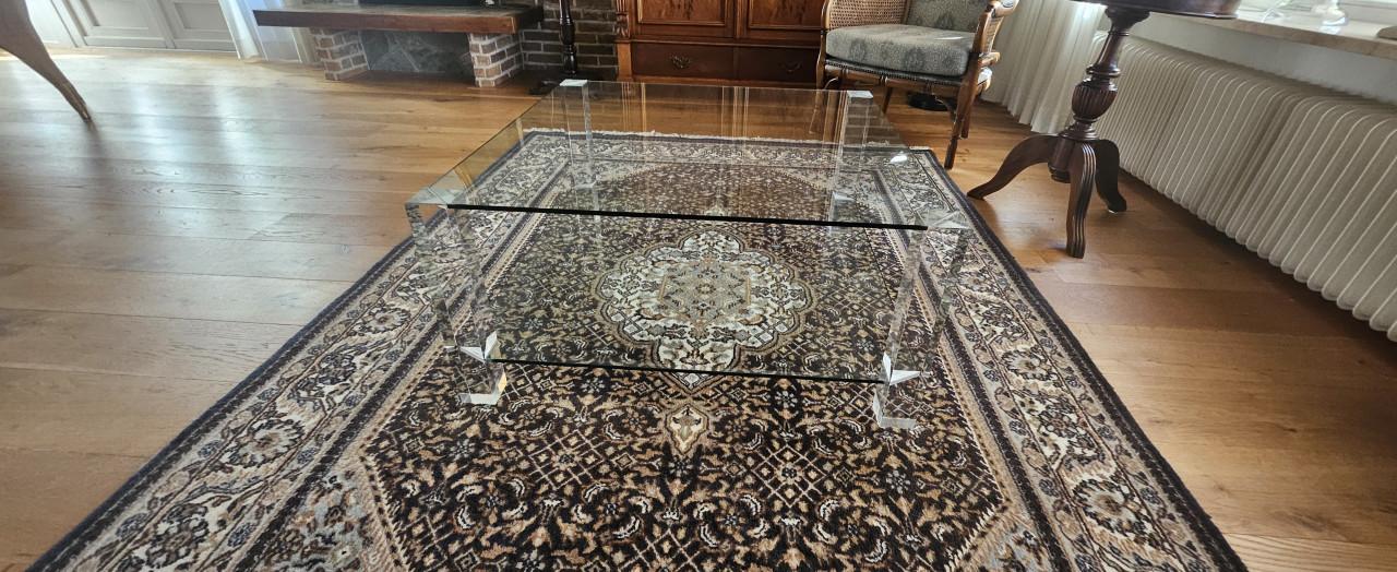 Glazen salontafel