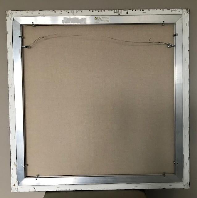 Schilderij "................." 80 x 80 cm (titel ontbreekt) Acryl op linnen