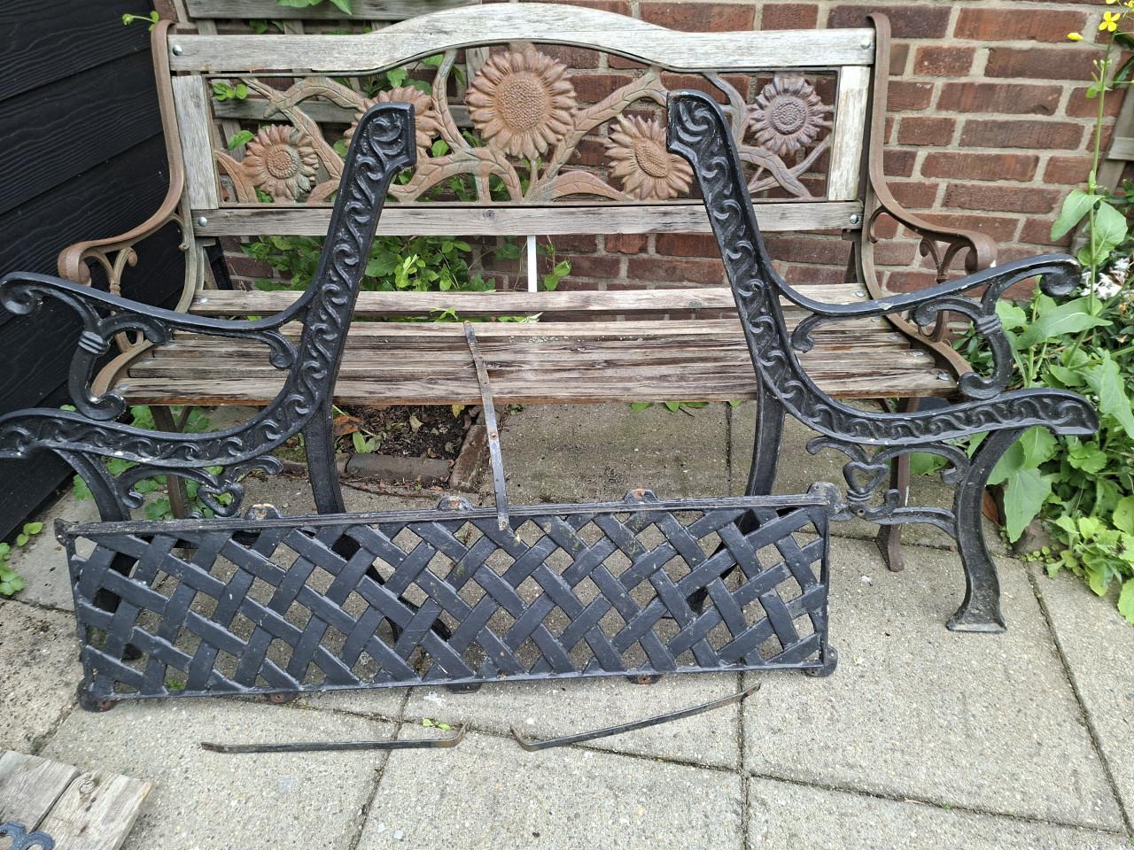 Tuinbank frame