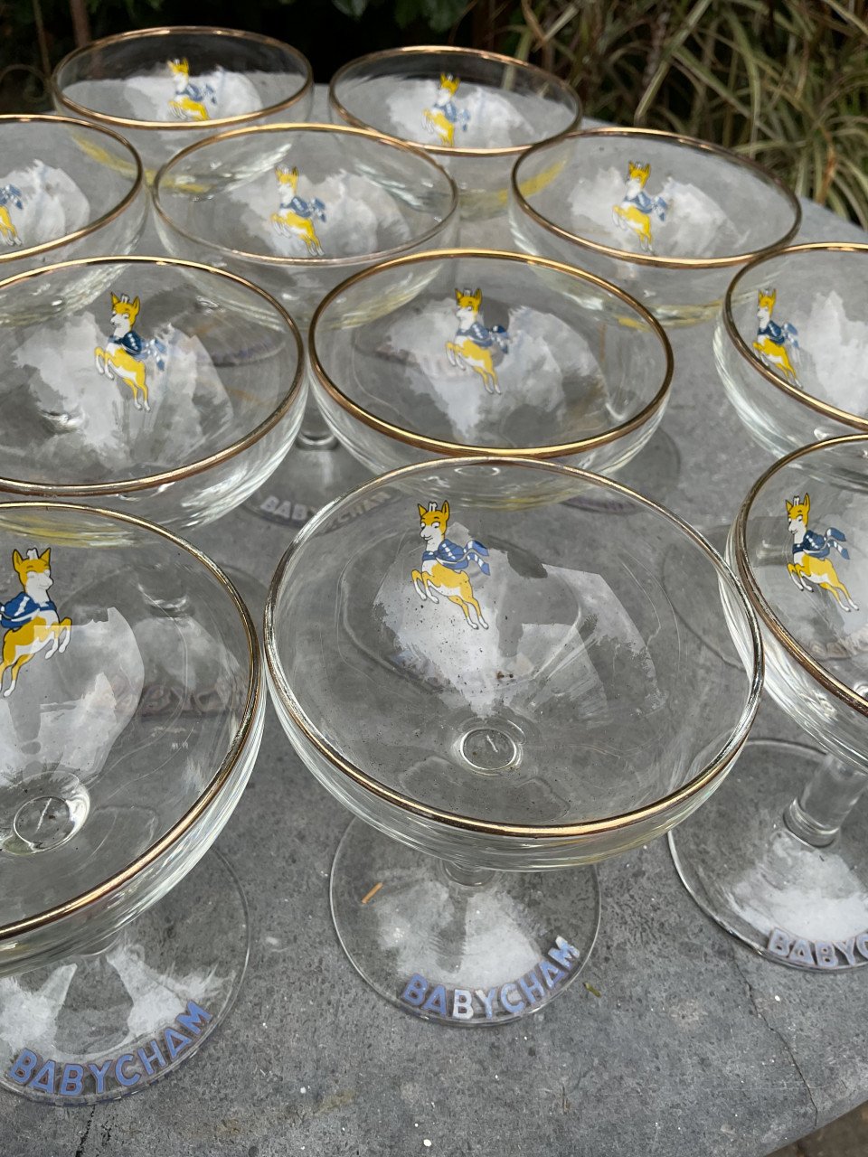 Babycham glazen jaren 50-60