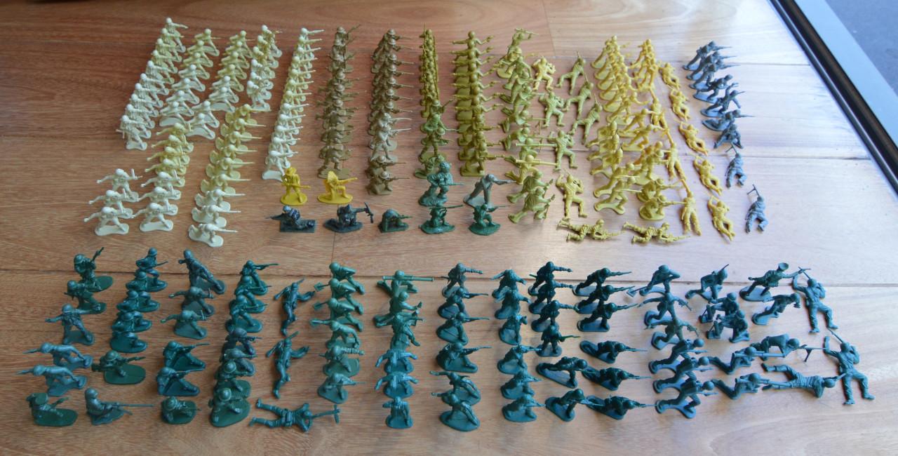 Megaset green army men (legerset speelgoed)