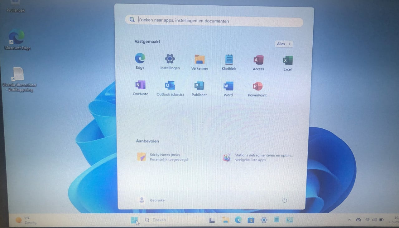Van Windows 10 naar Windows 11 pro