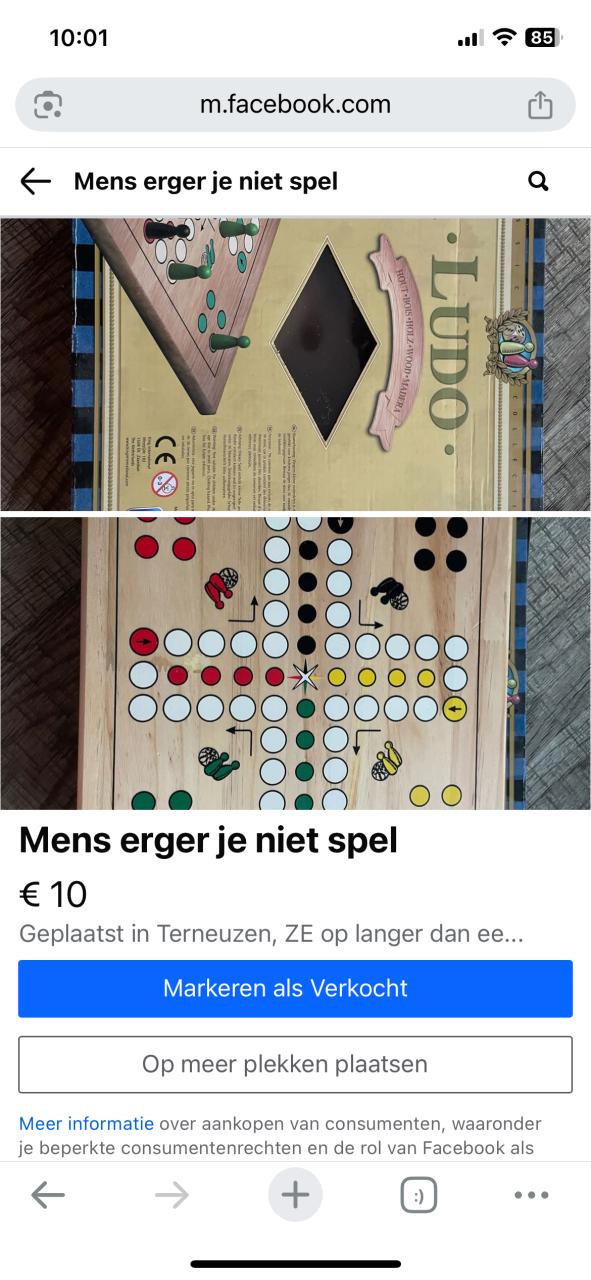Mens erger je niet spel