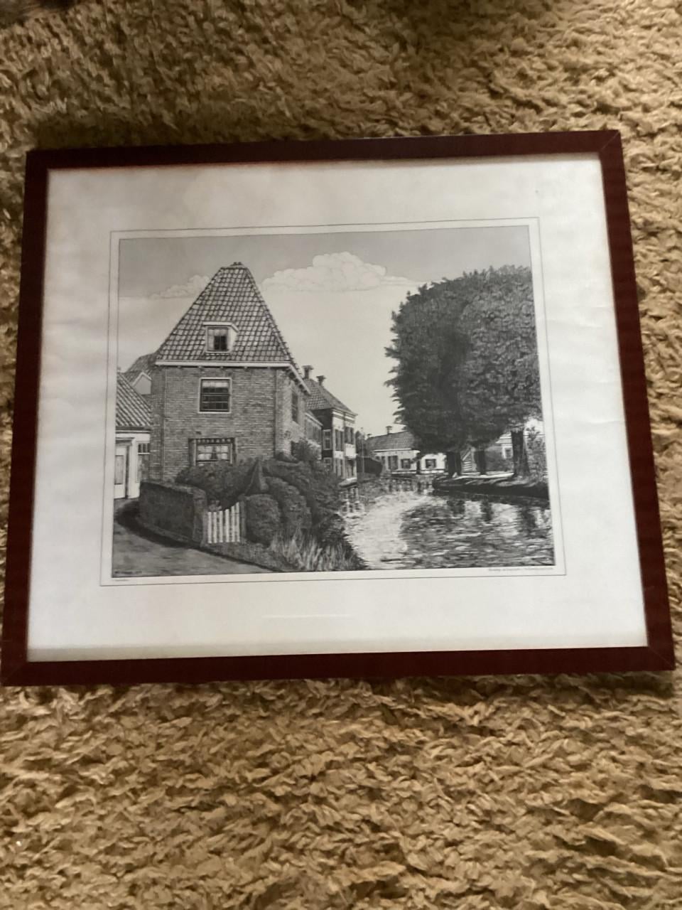 Pentekening  huis Linschoten