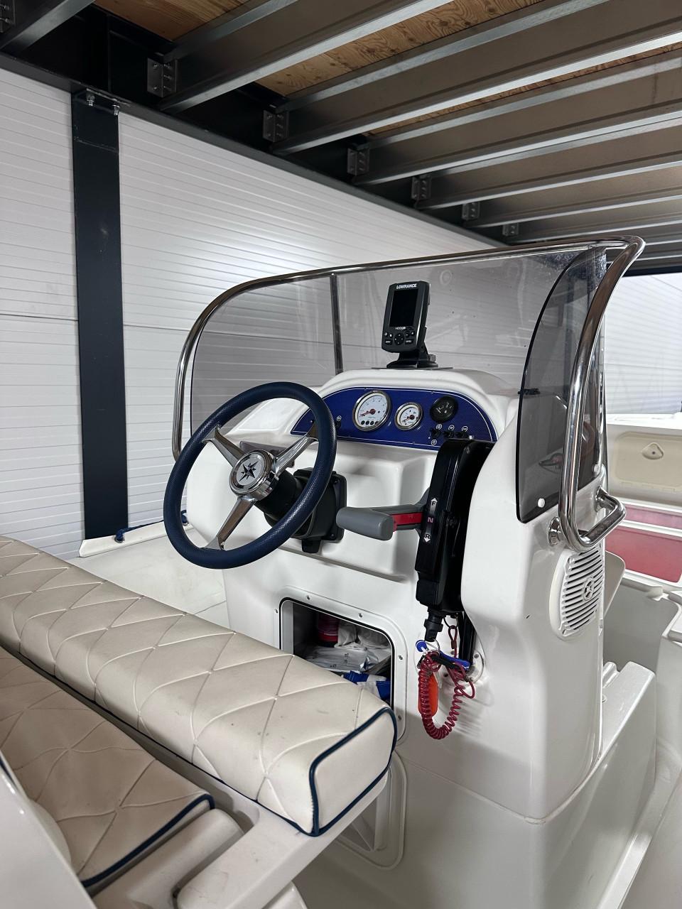 Rib lomag Beluga 640 met 150 PK Suzuki en trailer