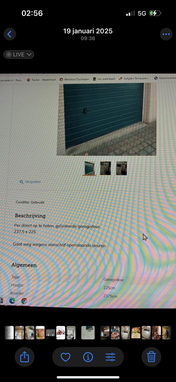 Geïsoleerde garagedeur