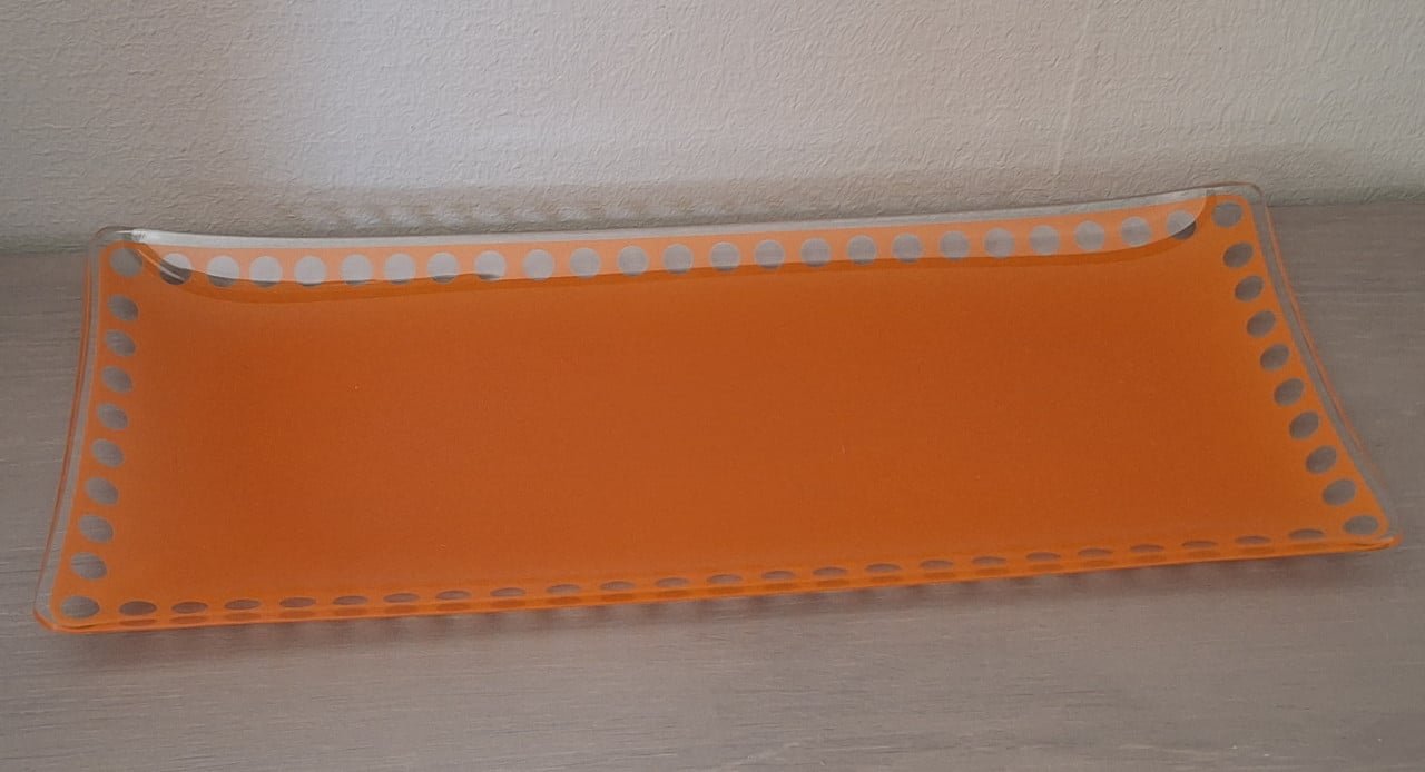 Cakeschaal oranje