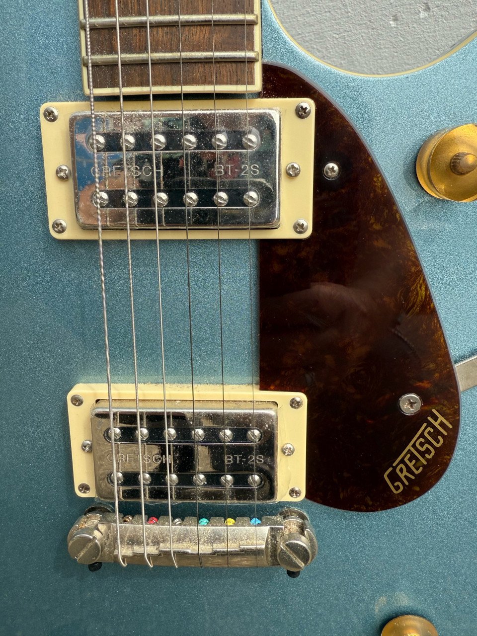 Gretsch elektrische gitaar blauw