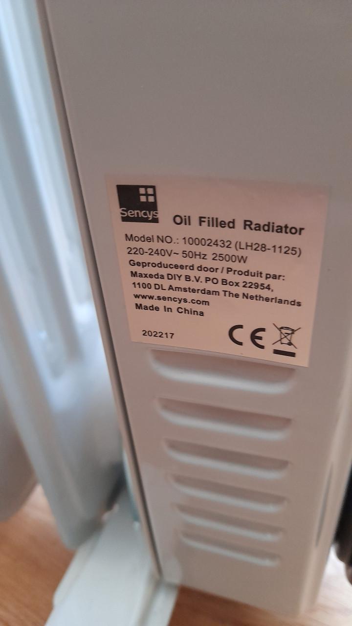 Electriche radiator kachel