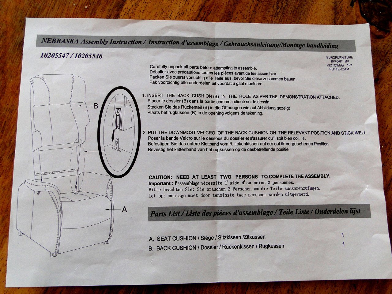 RELAXFAUTEUIL NEBRASKA
