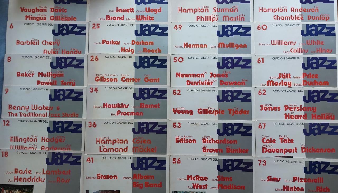 Oude Jazz Vinyl Curcio i giganti del jazz vinyl collectie
