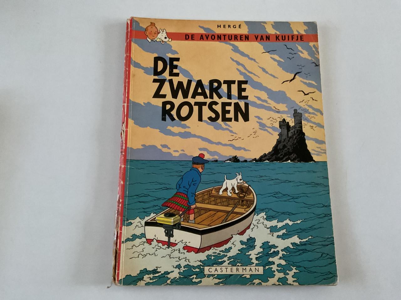 Kuifje. Hergé. De blauwe lotus. De 7 kristallen bollen. De zwarte rotsen.