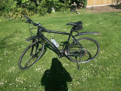 Merida crossway 400 herenfiets ZGAN mat zwart hoogte 58