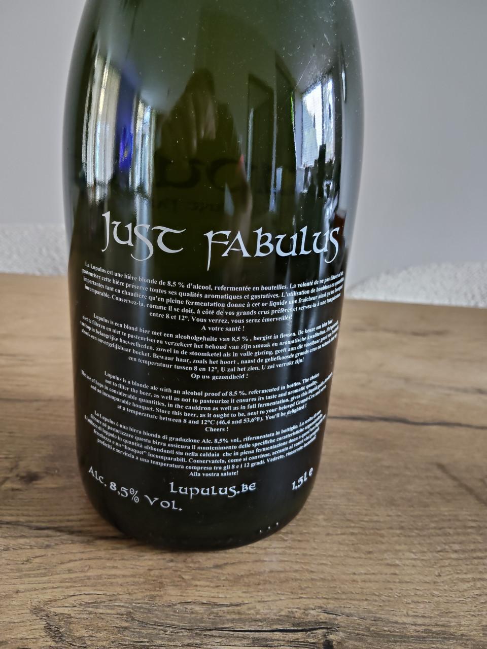 Magnum fles Lupulus Krush Tripel speciaalbier