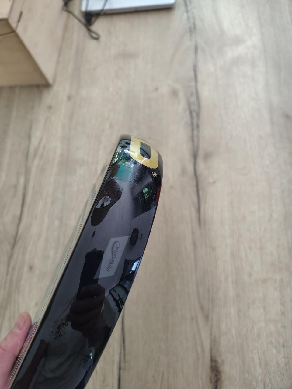 Padel racket head edge 2
