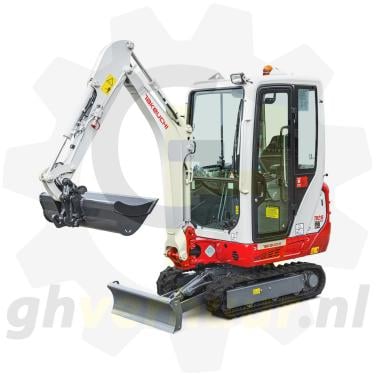 2 tonner mini graver Te Huur