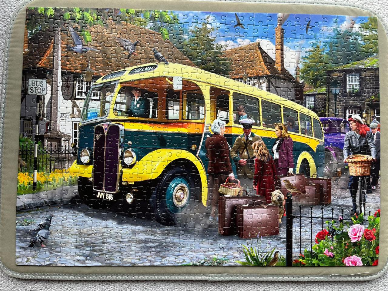 Falcon Catching the bus