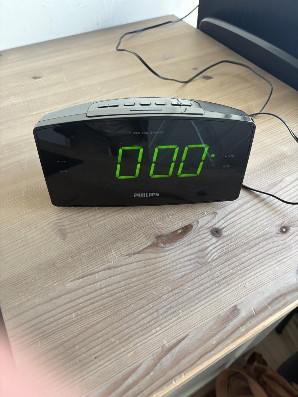 Philips wekkerradio AJ 3400 als nieuw