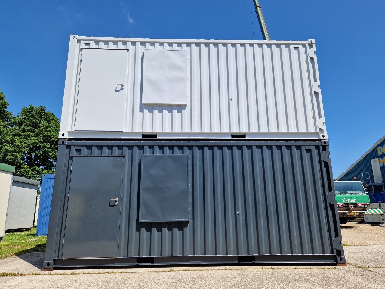Nieuwe 20ft combinatiecontainers / combicontainers 600x244cm